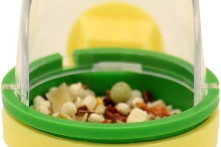 Pet Bird Cage Clean Cup Feeder & Water Cup Bird Accessory, Medium (Assorted Colors)