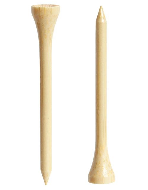 Load image into Gallery viewer, 300 Pack Bamboo Golf Tees in Bulk (2 3/4 Inch, Natural Wood Color)
