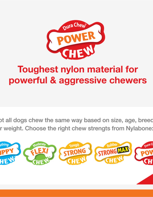Load image into Gallery viewer, Power Chew Comfort Hold X Bone Dog Toy, Dog Chew Toy, Beef Flavor, Large, 1 Count
