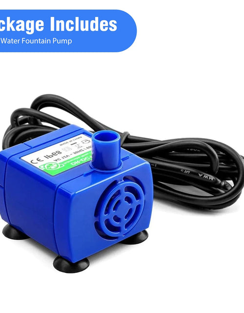 Load image into Gallery viewer, Bomba Para Fuente De Agua Para Gatos, Bomba De Fuente De Agua Para Mascotas  Motor Compatible Para Fuente Para Beber De Mascotas Dispensador De Agua Para Gatos De Repuesto

