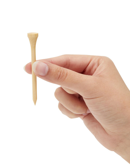 Load image into Gallery viewer, 300 Pack Bamboo Golf Tees in Bulk (2 3/4 Inch, Natural Wood Color)
