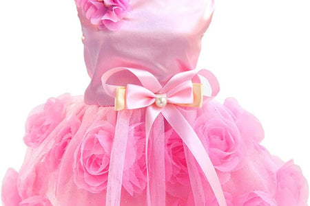 Dog Dress,Dog Wedding Dress,Dog Birthday Dress,Dog Tutu Dress
