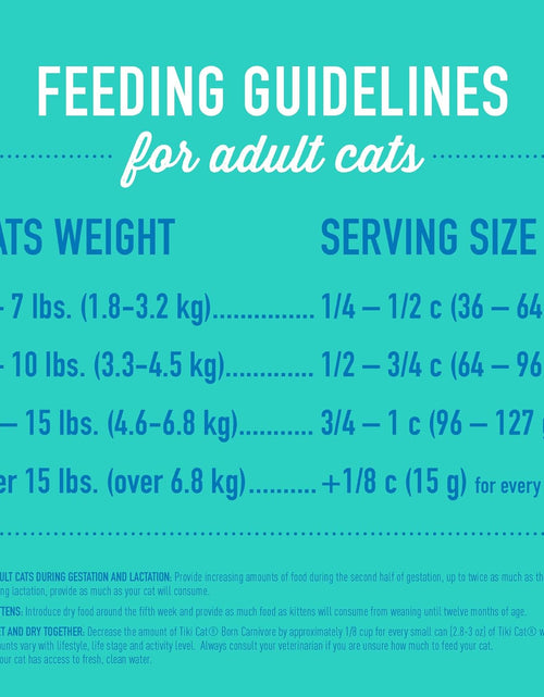 Load image into Gallery viewer, Tiki Cat Born Carnivore High Protein Dry Cat Food, Herring &amp; Salmon Meal, 11.1 Lbs. Bag
