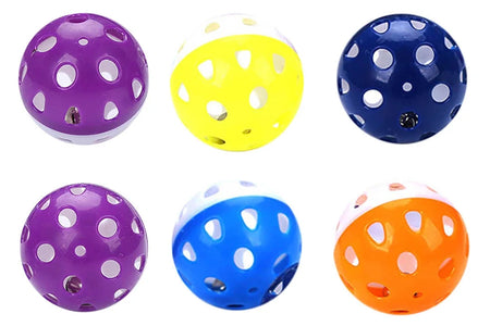 6PCS Cat Toy Bell Ball Interactive Pet Playing Toy for Kitten Cat