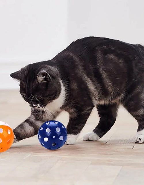 Load image into Gallery viewer, 6PCS Cat Toy Bell Ball Interactive Pet Playing Toy for Kitten Cat

