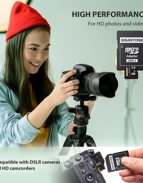 Load image into Gallery viewer, 8GB 20-Pack Micro SD Card, Full HD Video, Surveillance Security Cam Action Camera Drone, 80Mb/S Micro SDHC Class 10, with Adapters
