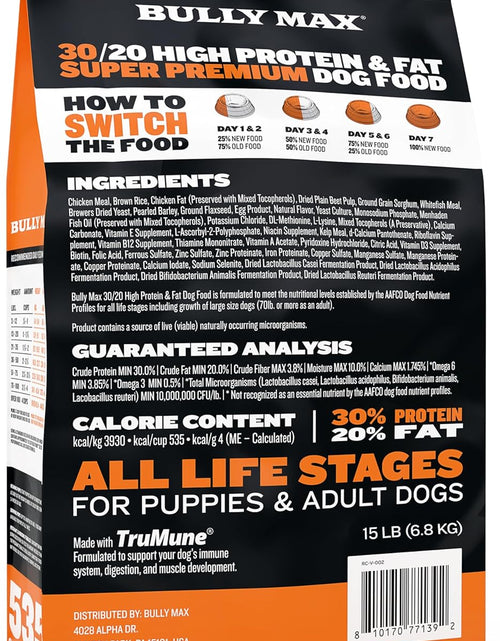 Load image into Gallery viewer, High Performance Super Premium Dog Food (15 Lbs.)
